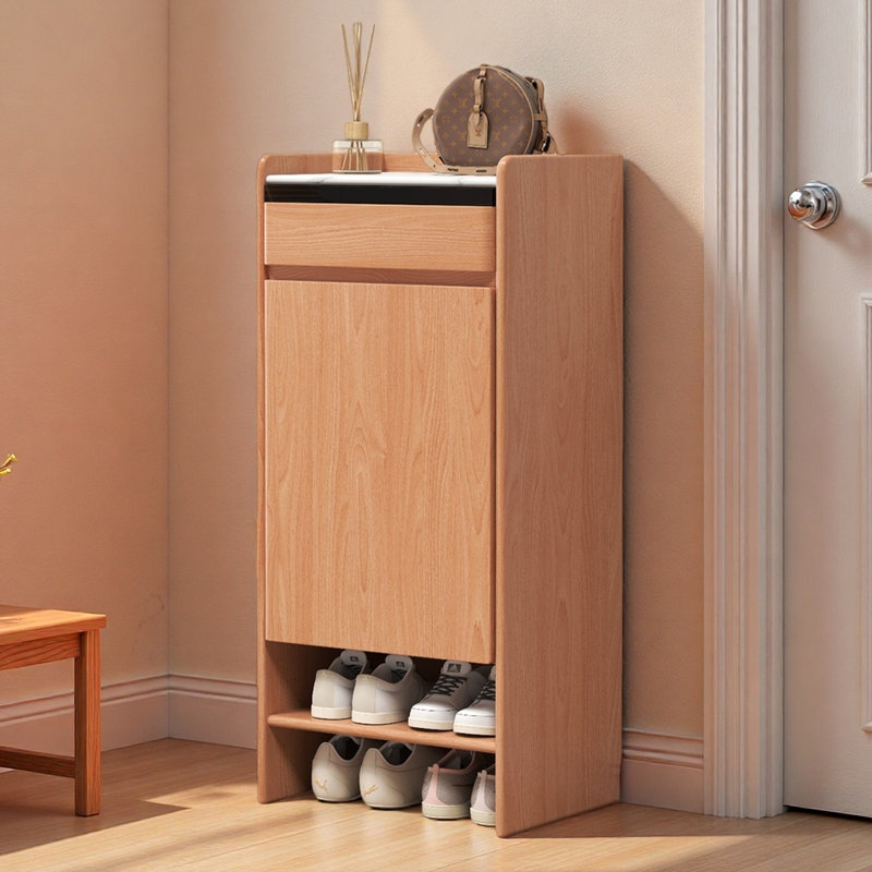 Practical furniture storage shoe cabinet, Brown