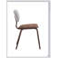 Ensemble de chaises d'appoint Casson White Boucle, élégant et facile à nettoyer pour les repas formels et décontractés