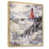Toile brune avec cadre flottant