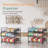 2 Pack Adjustable Can Rack Organizer, Stackable Can Storage for Kitchen Pantry Cabinet, 3-Tier Can Holders for Food, Multifunctional Can Dispenser for Snacks Soda