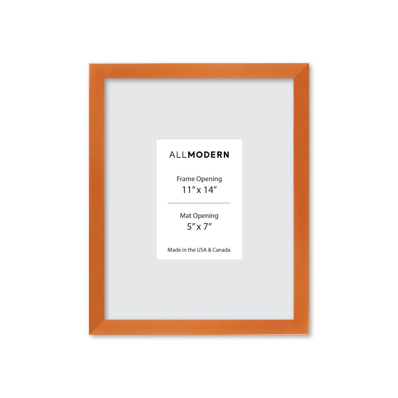 Cadre photo en bois massif Willin, L 12,75 po x H 15,75 po, Lime fraîche