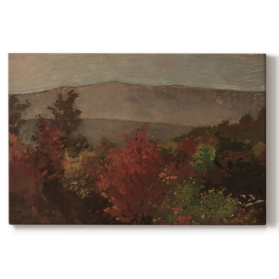 Paysages rétro-CCLxxvii -Galerie enveloppée Cavas