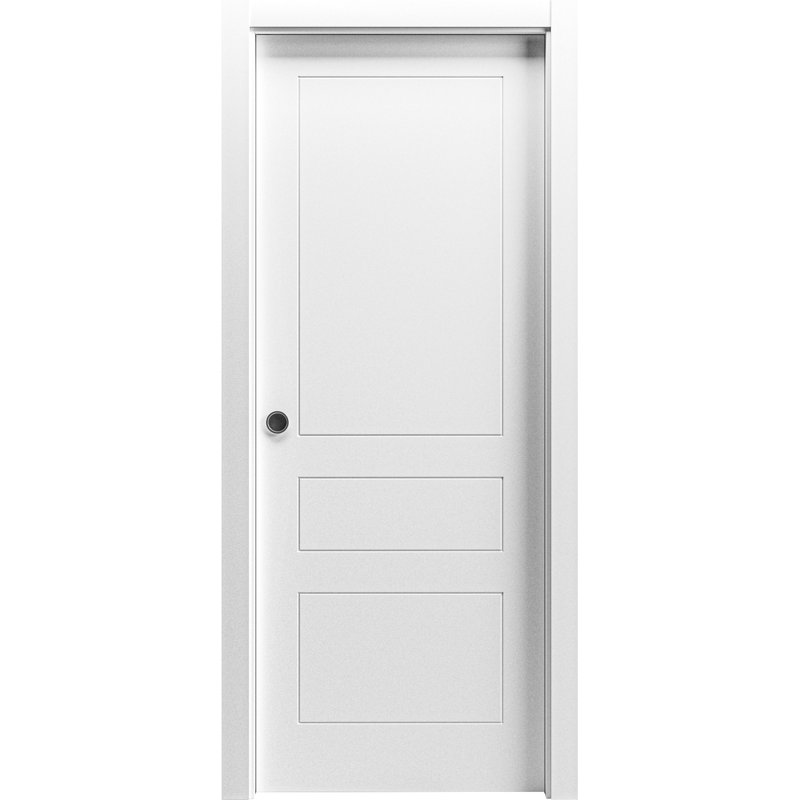 Portes à panneaux en bois, 72 po x 96 po