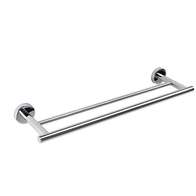 Styl 25.7'' Stainless Steel Double Bar Wall Towel Rack