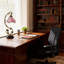 Lampe de table florale de style Tiffany - base E26 / prise américaine incluse