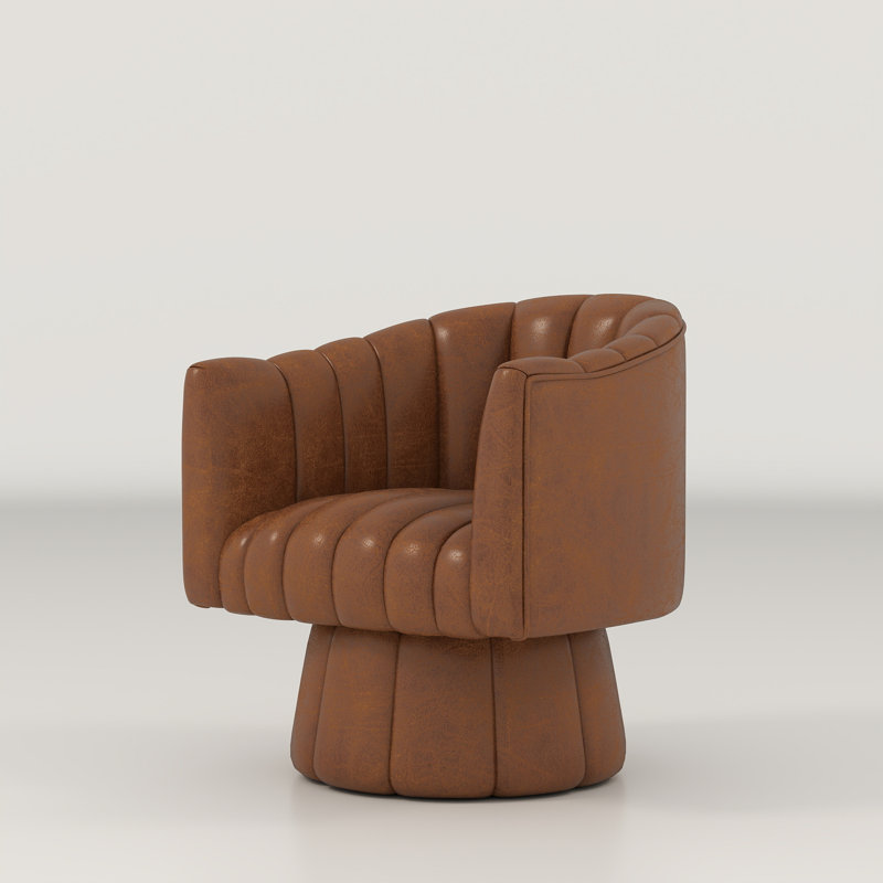 Fauteuil demi-tonneau pivotant Dolora