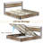 Antonietti Lift Up Storage Bed, with 2-Tier Storage Shelf Headboard & Charging Station-212235051-212235054