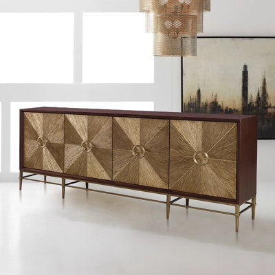 American-style retro light luxury sideboard