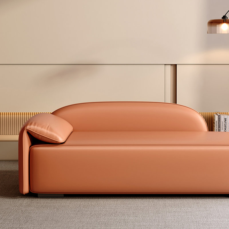 Banc avec revêtement, Orange