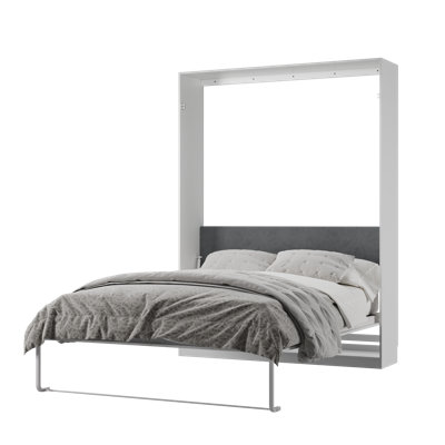Grand lit escamotable de 65 po avec lit escamotable et armoire murale pliable 65 po