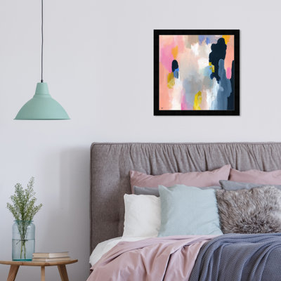Orange Blue Abstract Pint Pastels by Oliver Gal - Print