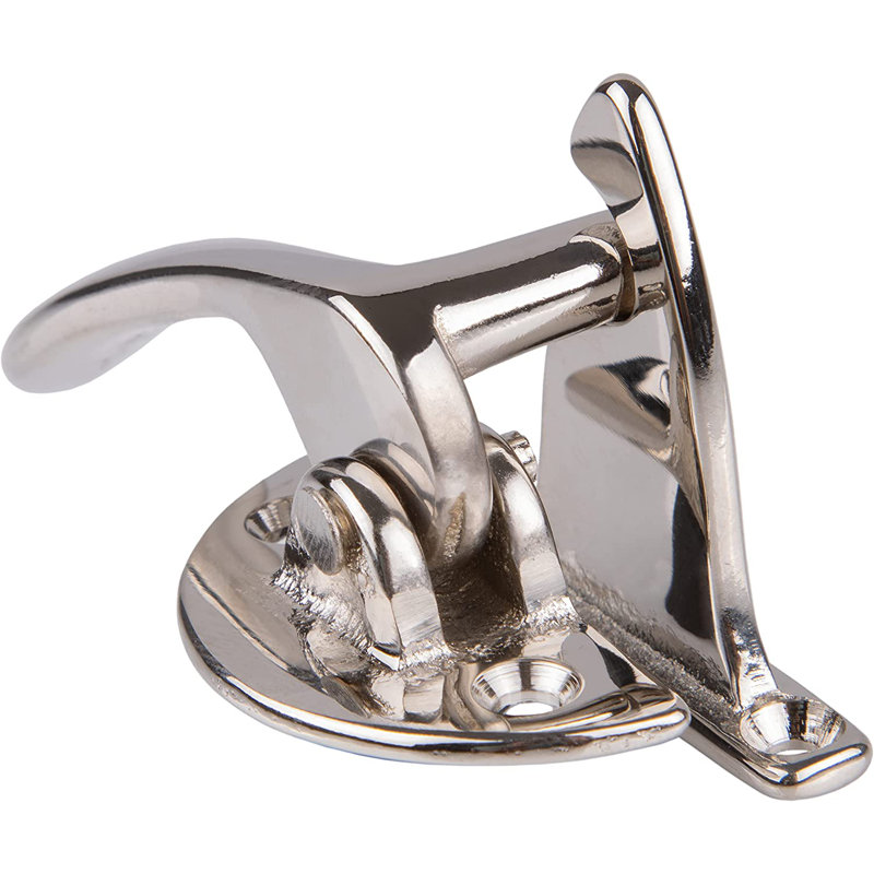 Loquet et loquet de porte d'armoire décalé en nickel Nickel