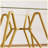 35.4-inch square tempered glass dining table