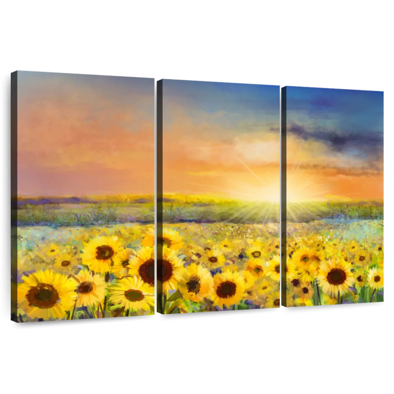 Huile de tournesol Alvord, H 32 po x l 50 po