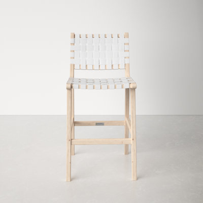 Alston Upholstered Counter Stool with Solid Wood Frame