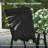 Ballynure Rectangular Patio Dining Set with Faux Wood Dining Table and 6 Stackable Textilene Chairs-2101010307