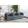 Modern Reception Sofa 3-Seater With Built-In Cupholders For Stylish And Functional Seating