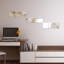 Square Mirror Wall Art Sticker 9pcs