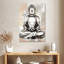 Bouddha Adella argenté-108385176