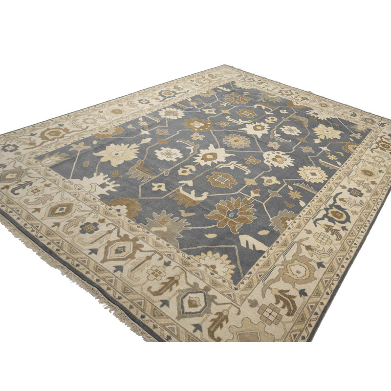 Grand tapis oriental Oushak 12 x 18 Slra