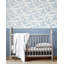 Blue Bell Chateau Toile Prepasted Wallpaper