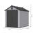 6X8ft Backyard Shed For Tools - Waterproof & Spacious 6*8Ft Plastic Tool Room