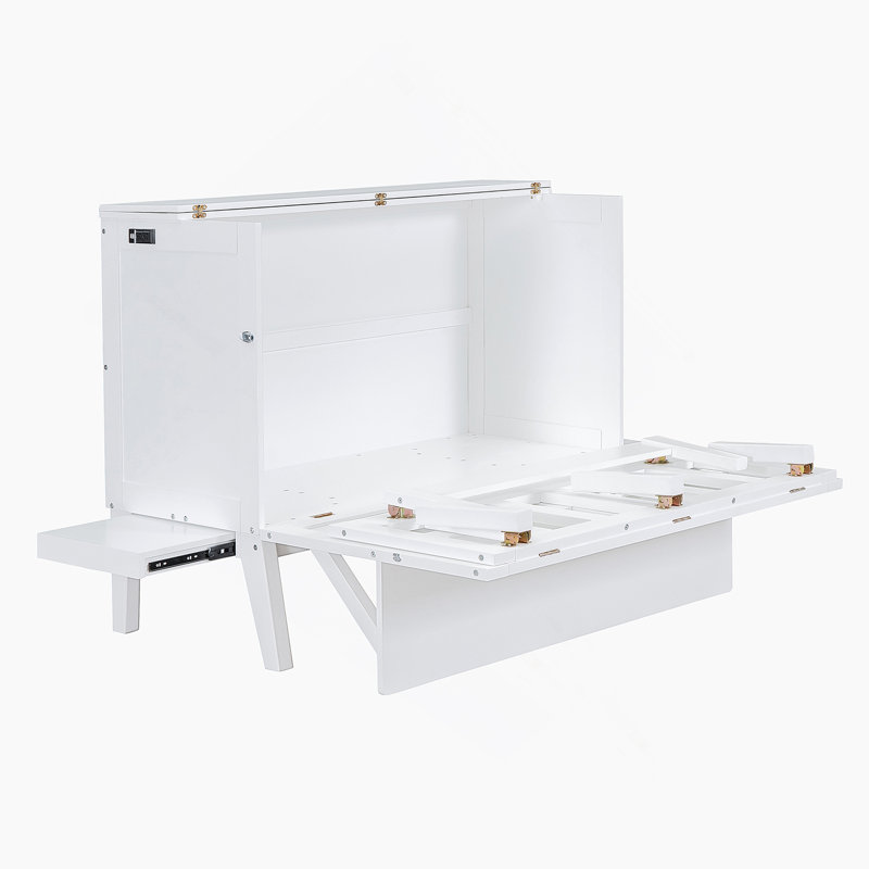 Loess Storage Bed, Full, White