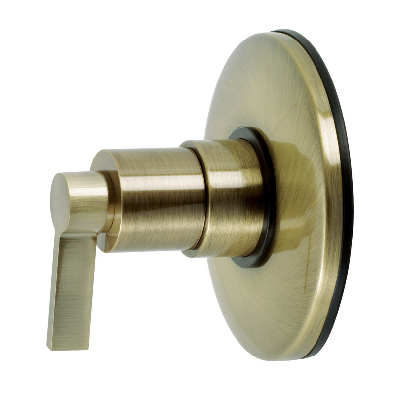 Kingston Brass NuvoFusion Single-Handle Volume Control, Antique Brass