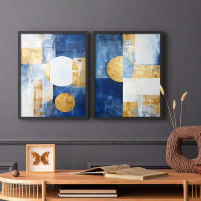 ABSTRACT Series DXXIV-Premium Framed Print -Ready to Hang - No Nails Required - No Nails Required
