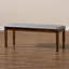 Polyester Blend Upholstered Bench-994576472-994576455