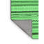 Tapis lavables à la machine à motif abstrait vert émeraude 2276-584391458