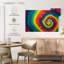 Avery Spiral Tie Dye abstrait