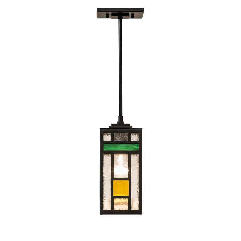 Luminaire suspendu rectangulaire 1 lumière
