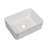 16"X12" White Ceramic Rectangular Vessel Bathroom Sink