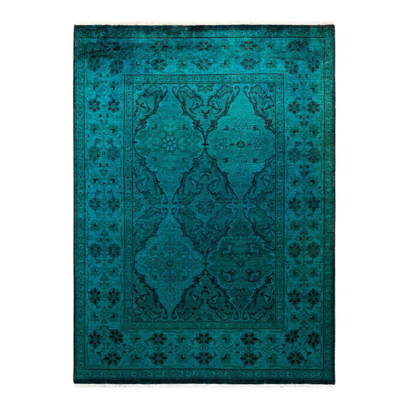 Fine Vibrance One-of-a-Kind 4' 1" X 5' 7" Hand Knotted Area Rug