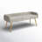 Millbury Polyester Upholstered Bench with Metal Leg-426484232