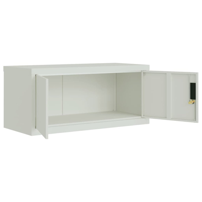 Zenobius Storage Cabinet, Light Grey
