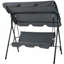 Fauteuil à baldaquin inclinable réglable, balancelle de patio extérieur, pour patio, jardin