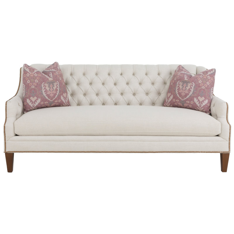 Leather Sofa, 1149 Olive, Tobacco, Small Aged Bronze