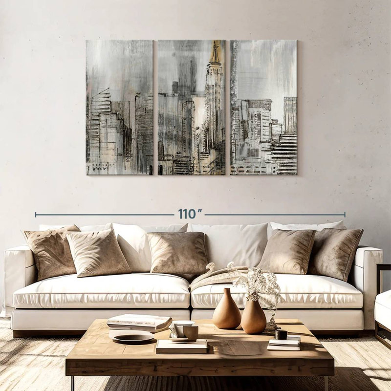 Détail du crépuscule Avery Empire, H 48 po x l 74 po