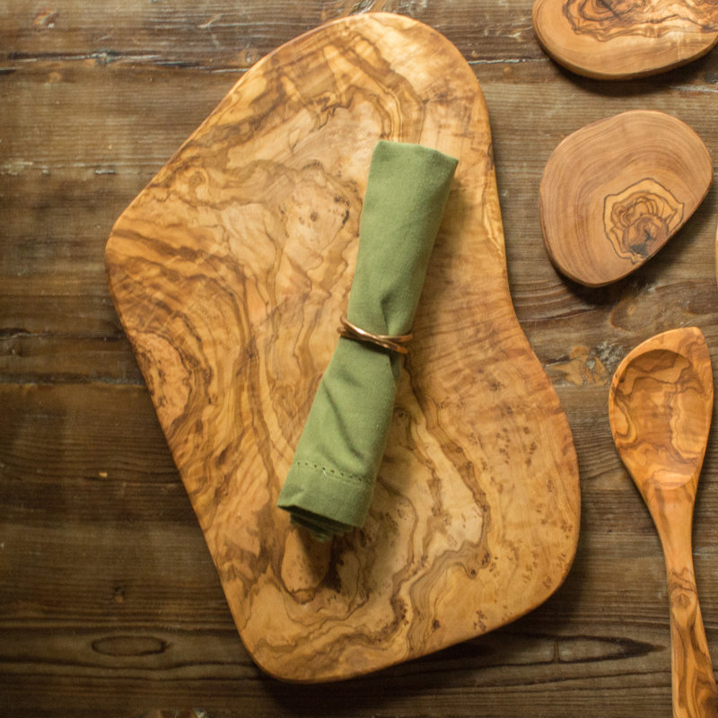 Olive Wood Natural Shape Large Cutting Board