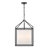 Hodder 3 - Light Steel Dimmable Rectangle Chandelier