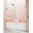 Illume 64.25 in. x 58.25 in. Fully Frameless Hinge Bathtub Door-58086665