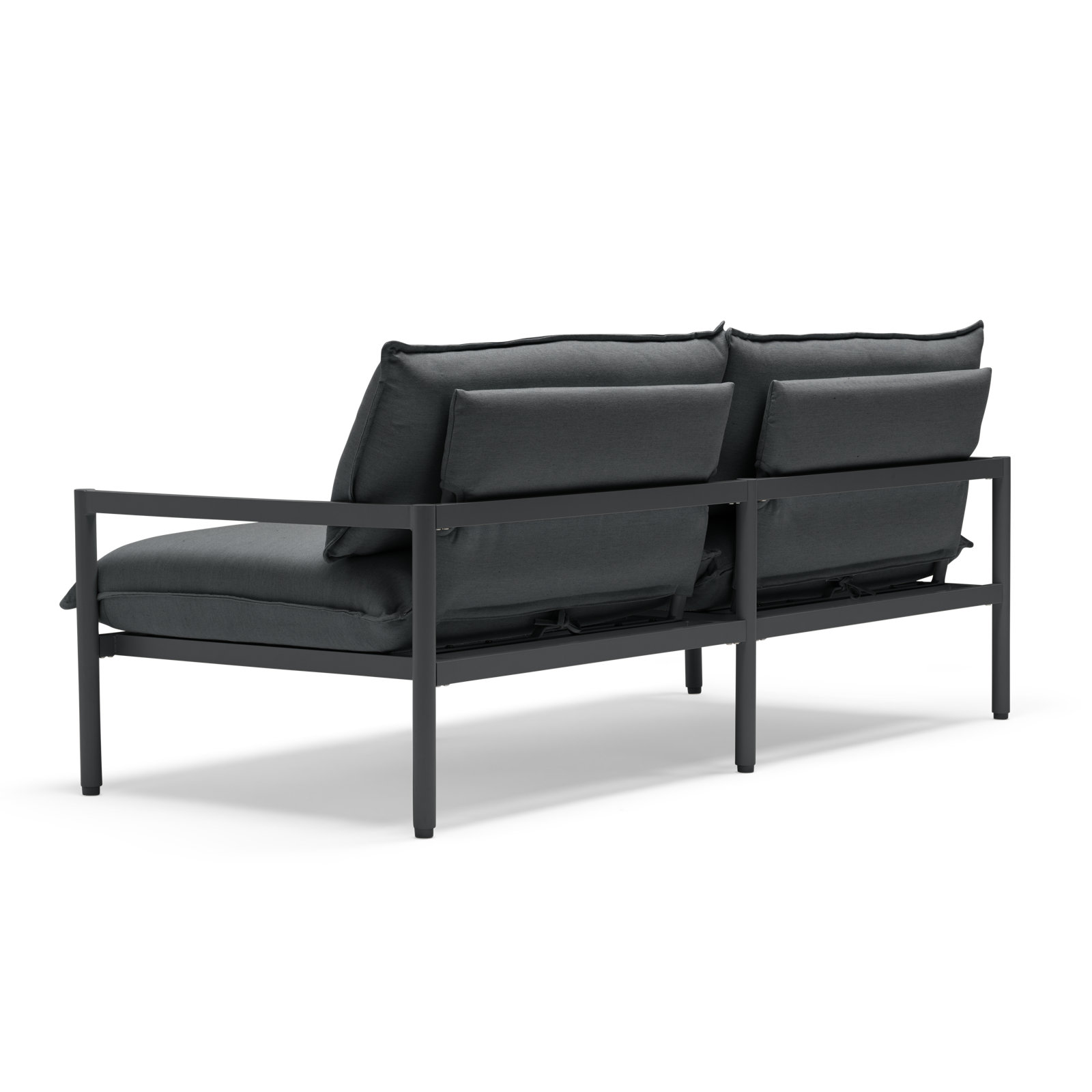 Terra 71" Sunbrella® Patio Loveseat, Charcoal