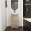 Meuble-lavabo autoportant avec lavabo, un ajout élégant et fonctionnel à votre salle de bain