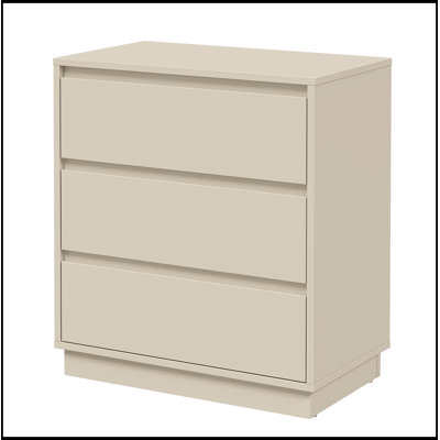 Ensemble de 2 commodes 3 tiroirs