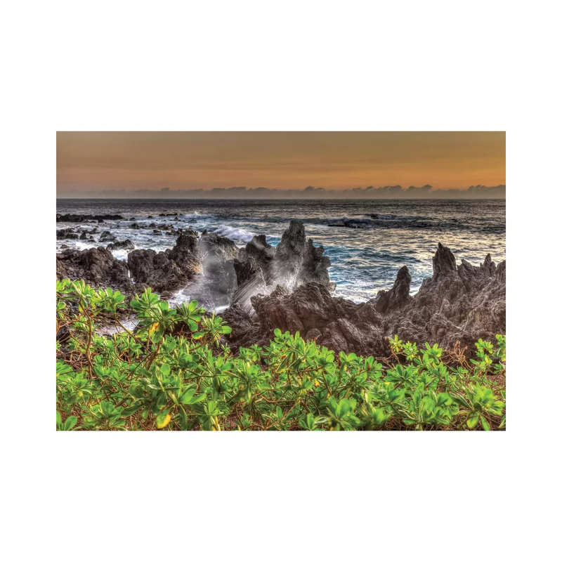 Sunrise At Laupahoehoe Beach Park, Hamakua Coast, Big Island, Hawaii by Stuart Westmorland - Wrapped Canvas Gallery-Wrapped Canvas Giclée