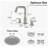 Widespread 2-handle Bathroom Faucet-59762342