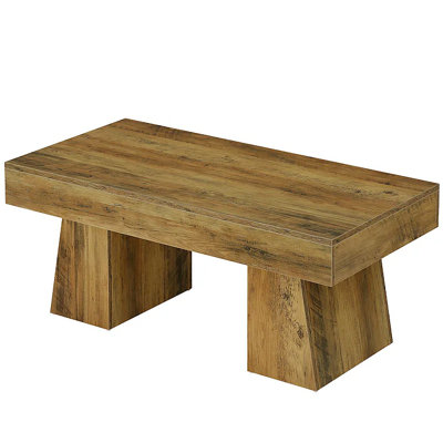 Wooden Dining Table,Rectangular Center Table,Spacious Coffee Table