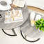 Froppi Nesting Coffee Tables For Living Room: 2 Tables D70 H45 Cm And D50 H38 Cm-103605549